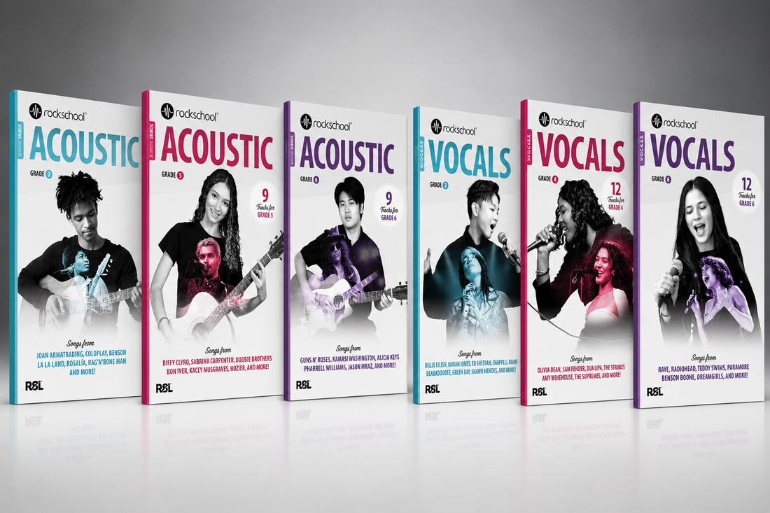 Coming soon - Introducing the 2026 Rockschool Acoustic Guitar & Vocals Syllabuses