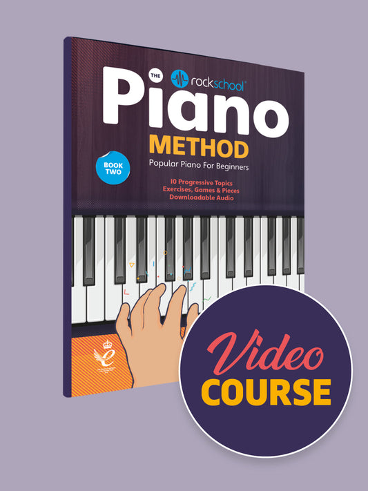 Piano Method Book 2 - Video Course