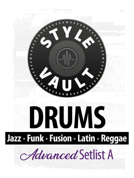 Jazz, Funk, Fusion, Latin, Reggae - Advanced | Drums Style Vault Setlist A